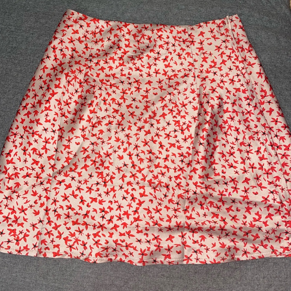 Princess Polly Pink Mini Skirt Silk